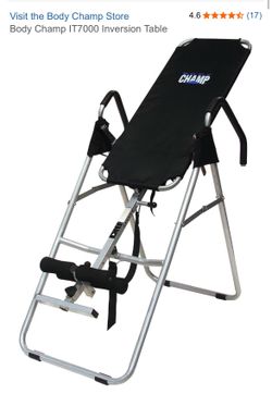 Inversion table