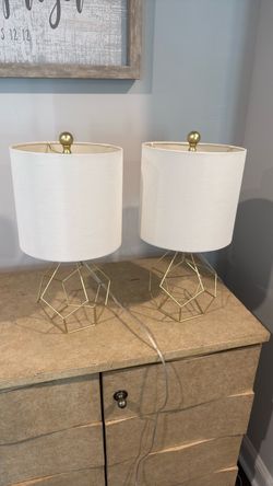 Blythe 19" Table Lamp (Set of 2) - Gold