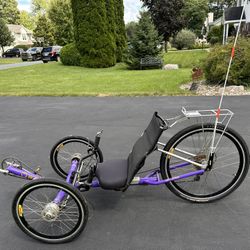 WizWheelz TerraTrike Recumbent Bike For Sale