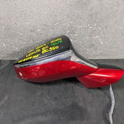 2019-2020-2021-2022-2023-2024 LEXUS RC RC350 RIGHT MIRROR w/BLIND SPOT OEM USED #9618