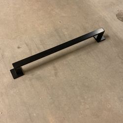 Black Towel Rack