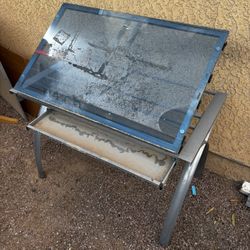 Art Table - Adjustable W/ Pullout Drawer
