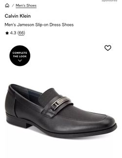 CALVIN KLEIN Men's  JAMESON LEATHER DRESS SHOES Sz10.5