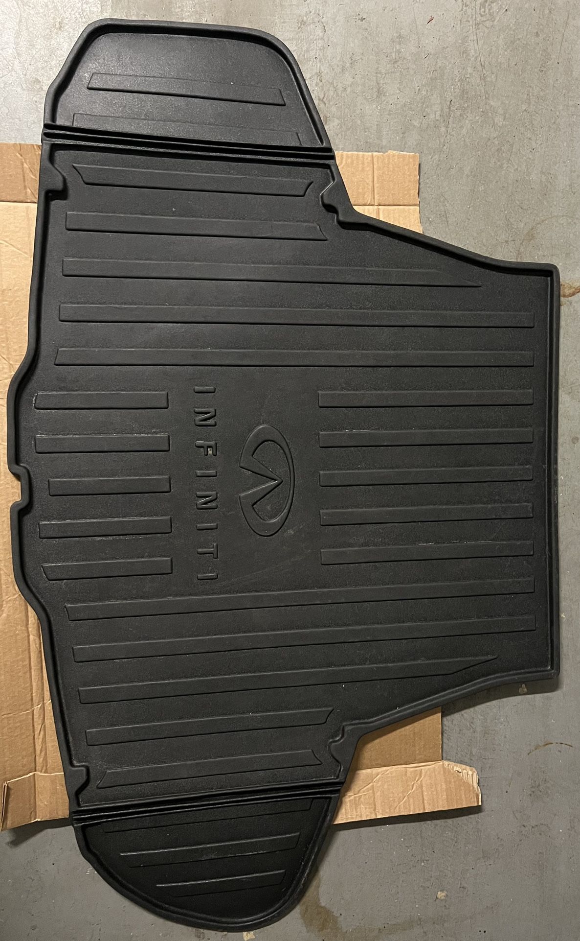 2014-2024 Infiniti Q50 Sedan Rear Rubber Trunk Floor Mat All Weather Cargo Liner