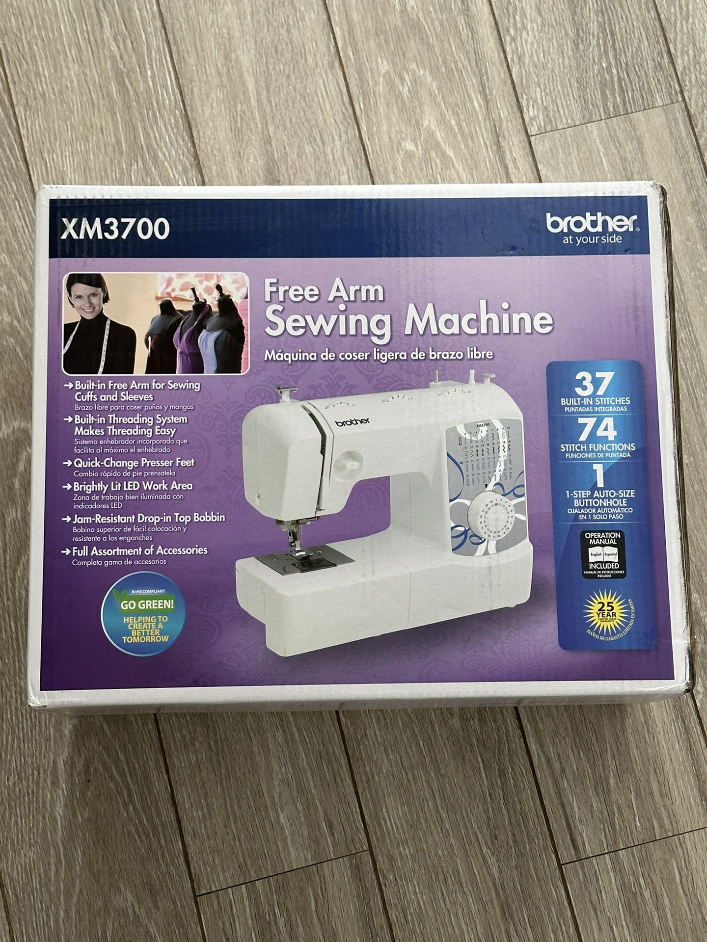 Brother XM3700 Free Arm Sewing Machine