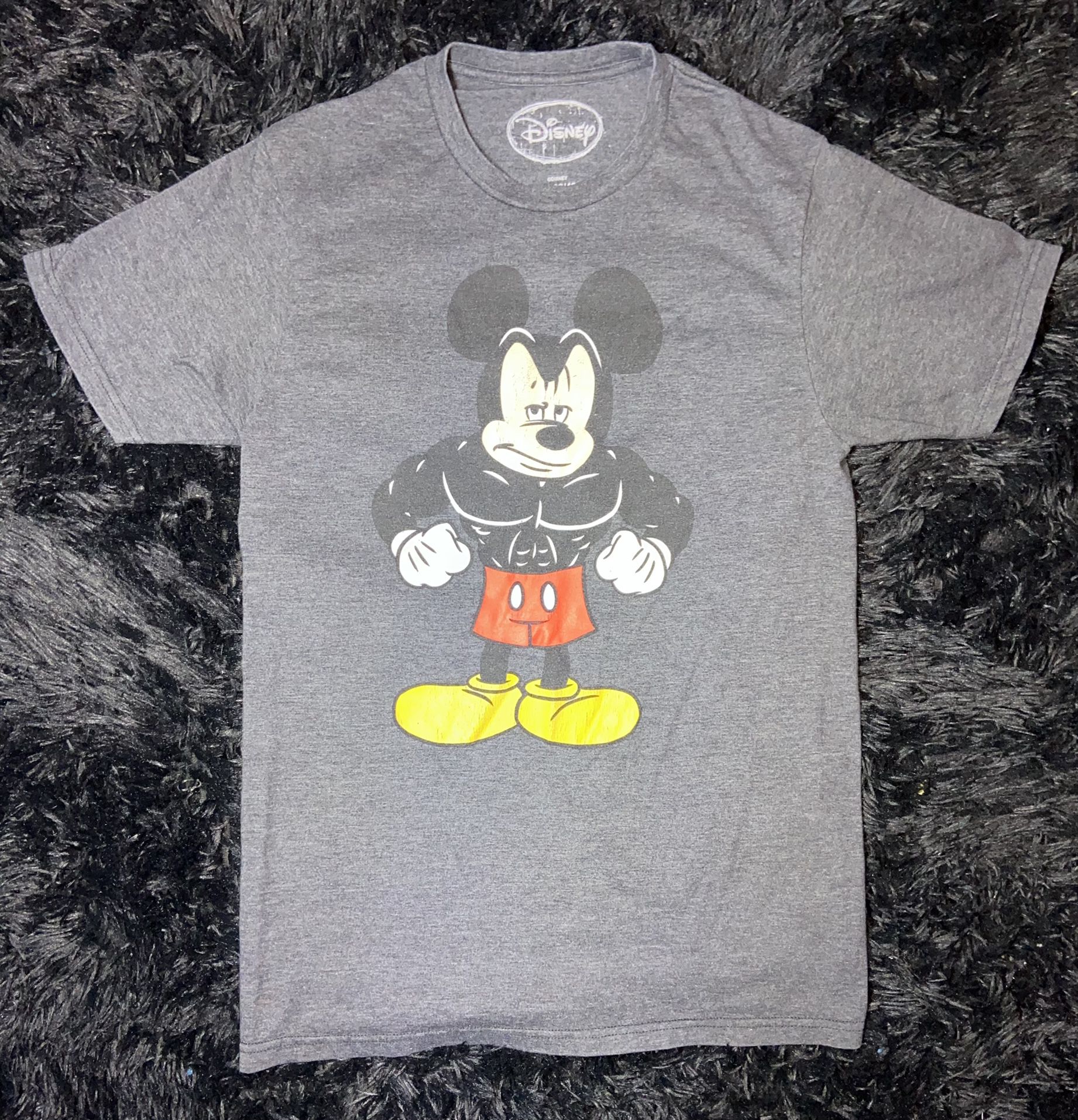 disney Big Buff muscle Mickey Mouse T shirt.