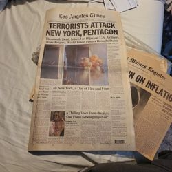 9/11 News Paper LA Times