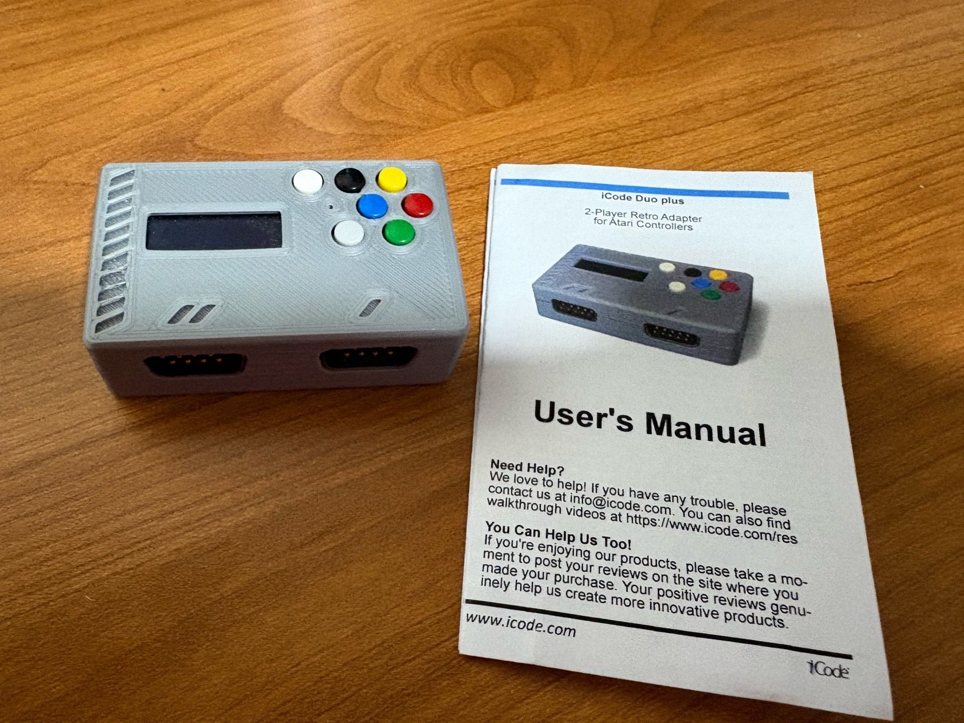 iCode Duo Plus 2-Player Retro Adapter for Atari Controllers for Sale in ...