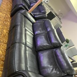 Leather Recliner Sofa And Love Seat And A Rocking Lazy Boy