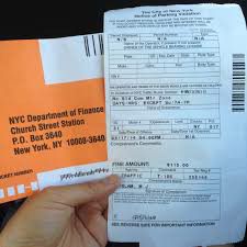 Outstanding parking tickets