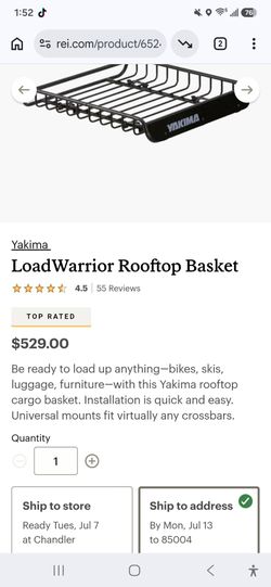 Yakima LoadWarrior Rooftop Basket