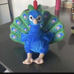 Peacock Plushie 