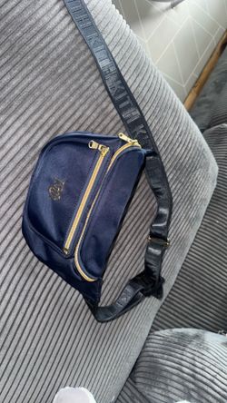 KITH Astor Waist Bag Navy Gold FW18