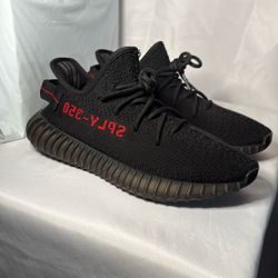 Yeezy 350 BRED men’s Size 7.5/ 9 Women’s.