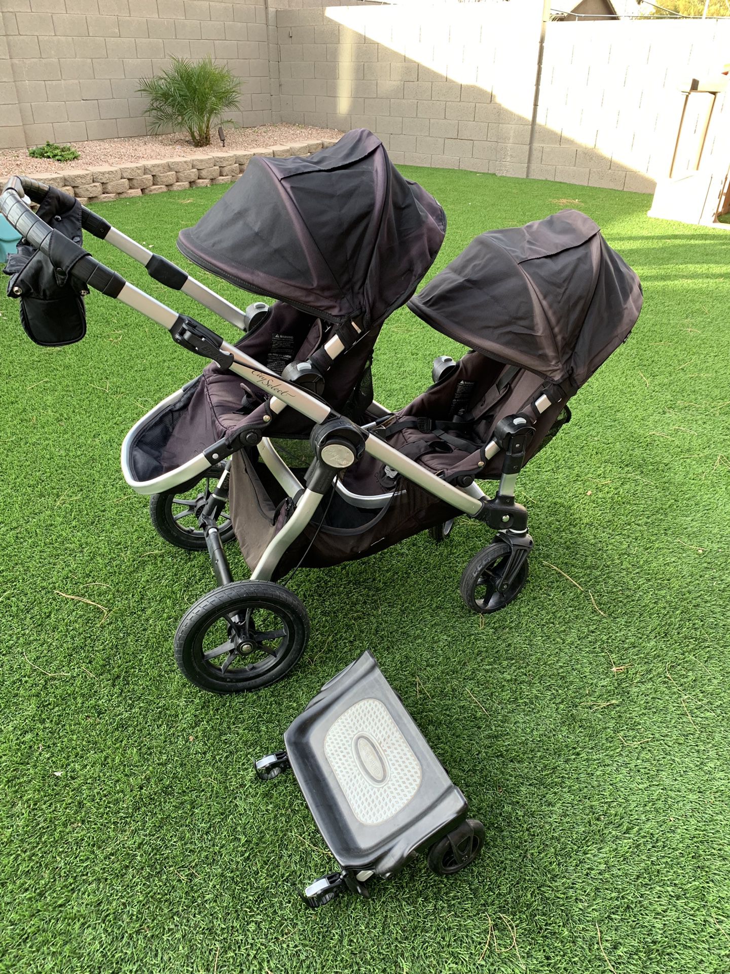 City select double stroller - Glider board SOLD