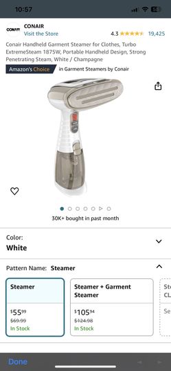 Conair Handheld Garment Steamer