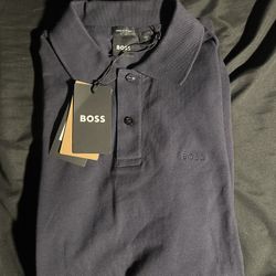 Boss Polo Navy Blue