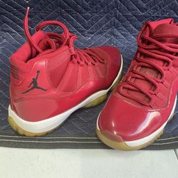 Air Jordan 11 Win Like '96 Retro High Size 9 Mens Red Sneakers 2017 378037-623