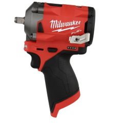 Milwaukee M12 FUEL 12-Volt Lithium-Ion Brushless Cordless Stubby 3/8 in. Impact Wrench (Tool-Only)