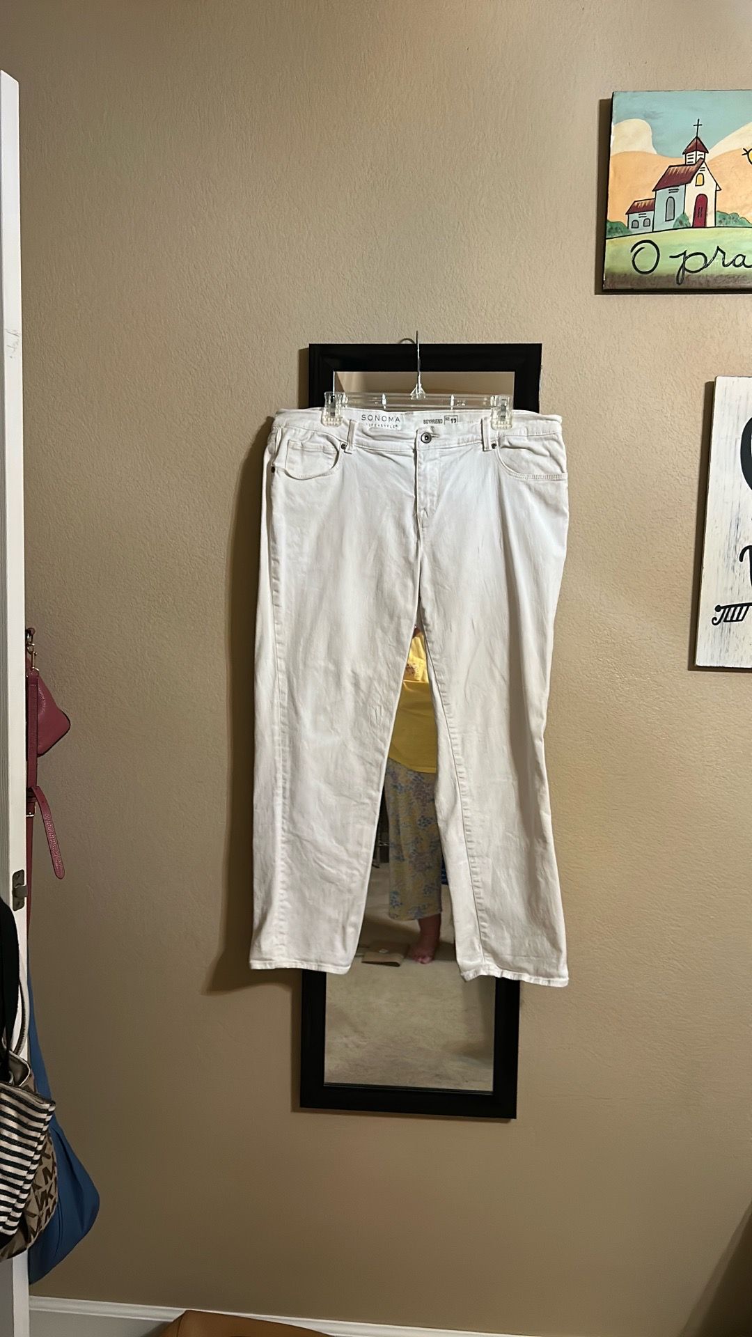 White jeans