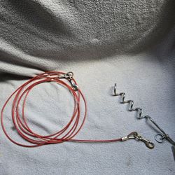 Dog Leash, Ground Stake
