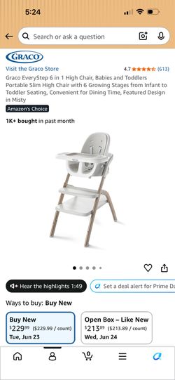 Graco Every Step 6 in 1 Highchair