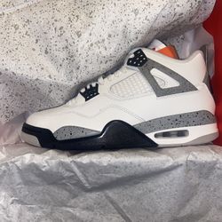 Jordan 4 Retro White Cement 2025 Size 9