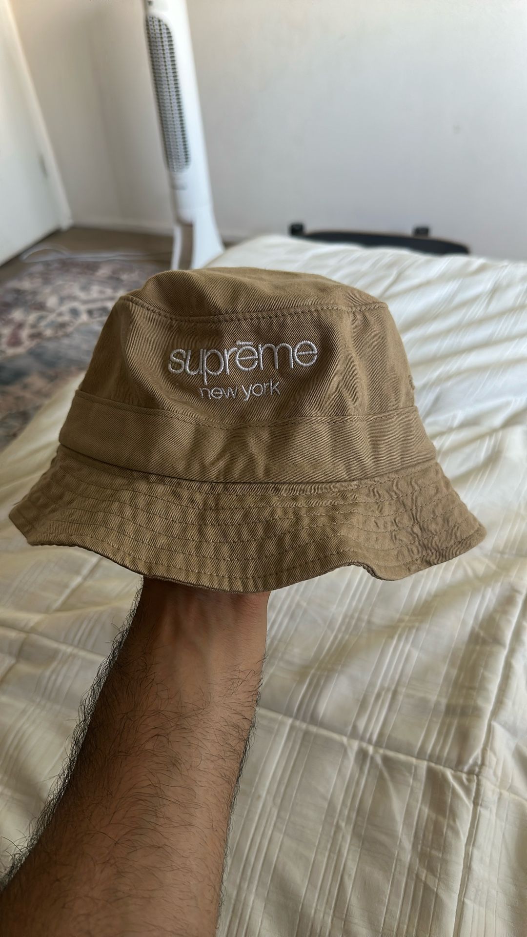 Supreme Tan Bucket Hat