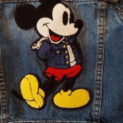 Baby Gap Disney Mickey Mouse Denim Jacket 2T