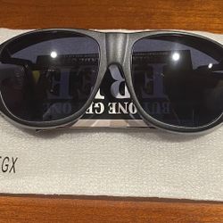Polarized Fit-Over/Cataract Patient Sunglasses w/ 3 Eye-Shields, Eye Tape and Original Case (Brand New)