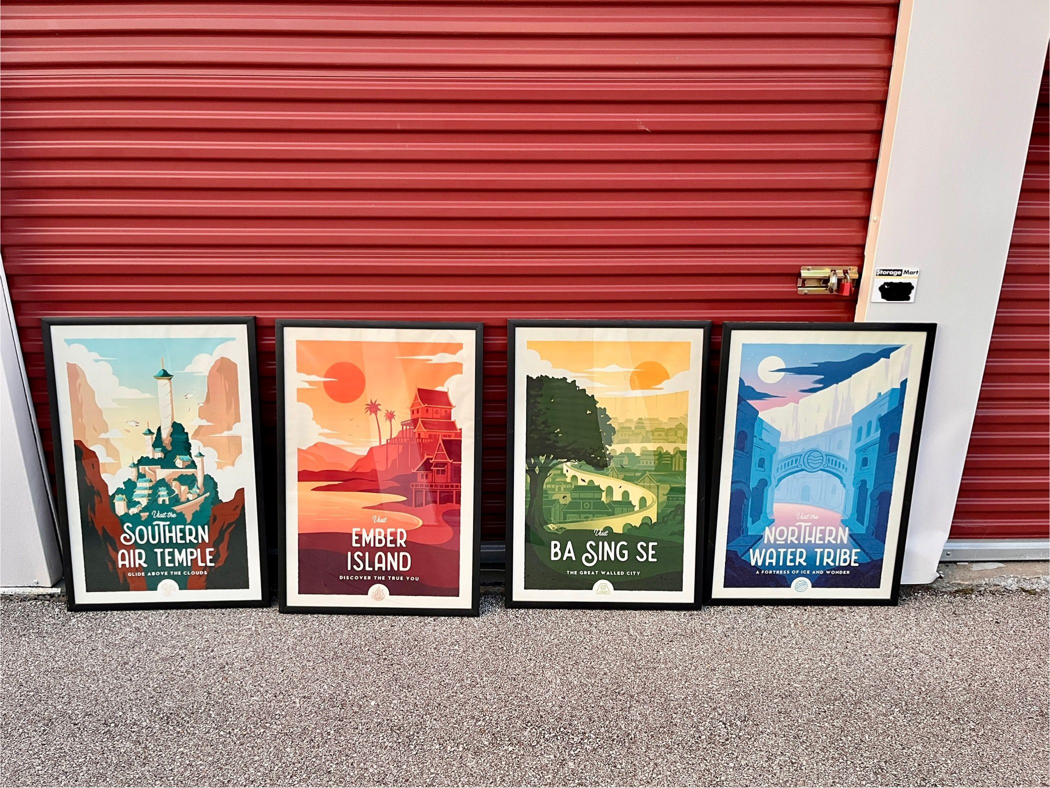Avatar: The Last Airbender Posters (Framed) – $220 Set