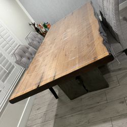 Dining Table With 4 Chairs 8-10 People Can Seat . 