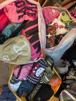 5 huge bags + 1 small of y2k/cute clothes for sale!!!!!