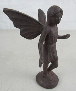 Cast iron fairy figurine