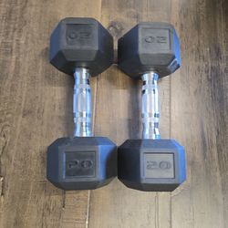 20 lb dumbells  pair