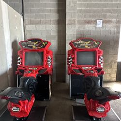 Super Bikes Arcade Machine 
