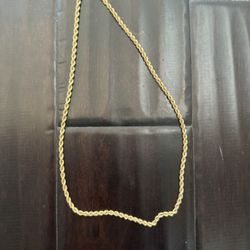 10K Gold Rope Chain 