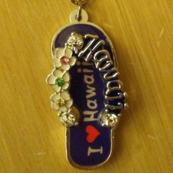 Super Cute Flip Flop Sandal Keychain from Hawaii!