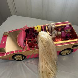 OMG and LOL race car