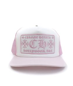 Pink Chrome Hearts Hat