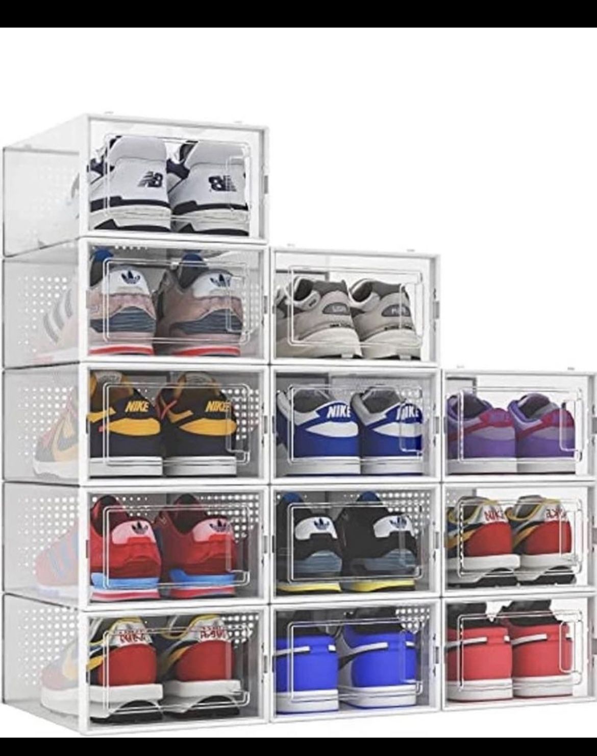 12 Pack Shoe Organizer