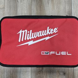 NEW Milwaukee M12 FUEL Small Zippered Bag