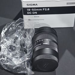 Sigma 18-50mm F 2.8