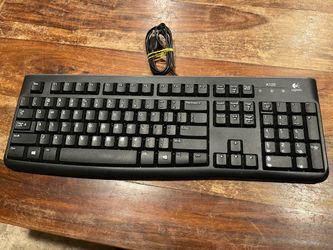 Logitech Keyboard K120 Wired USB Desktop Keyboard Y-U0009