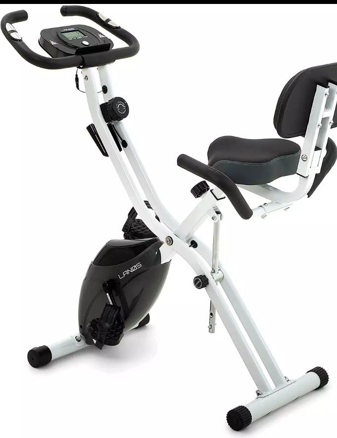 Workout Bike For Home - 2 In 1 - Exercise Bike And Upright Indoor Workout Cycle 