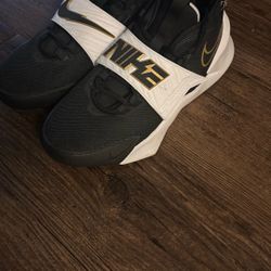 Nike(GS) Future Court 3 'Black White Metallic Gold'