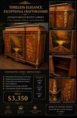Antique French Buffet Cabinet