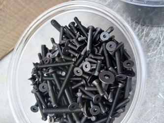 New SOCKET FLAT HEAD CAP SCREW,CLASS 10.9, BLACK, MIX