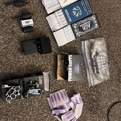 Complete Tattoo Kit – Coils, Power Supply, Needles, Grips, Ink & More