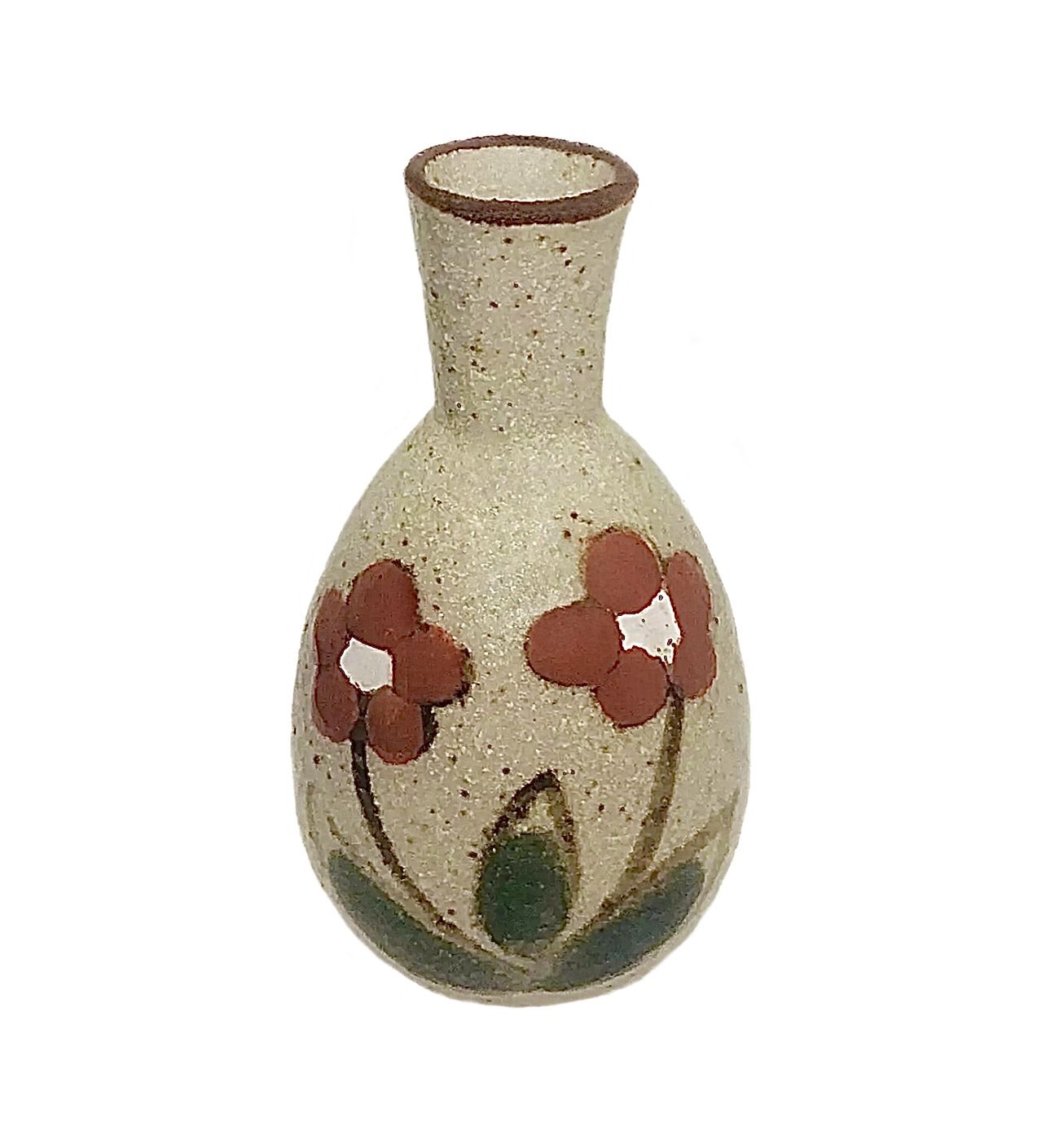 Glazed Ceramic Studio Art Bud Vase